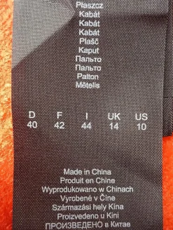 Übergangsmantel                            Größe                40