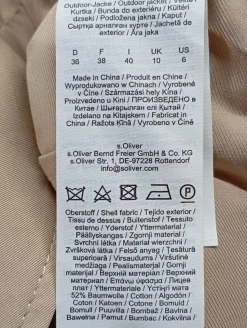 Übergangsmantel Größe 36