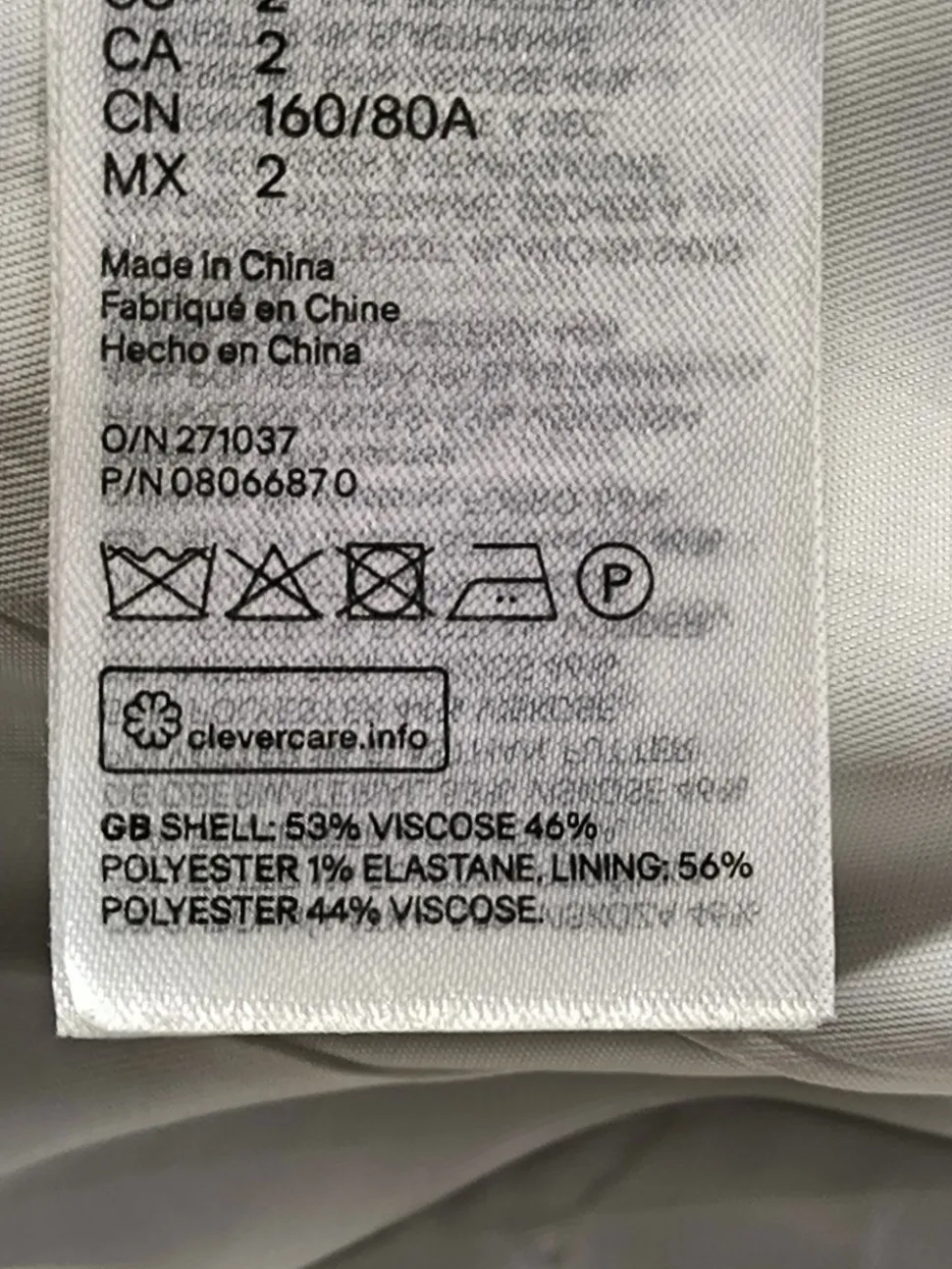 Boyfriend-Blazer Größe 34