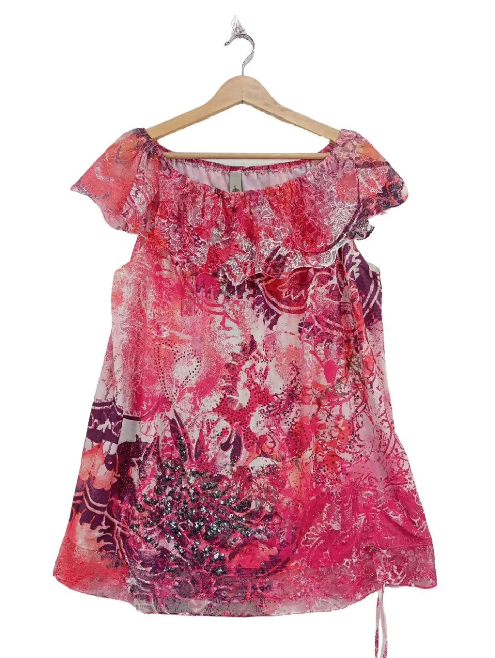 Carmen-Bluse Größe 46