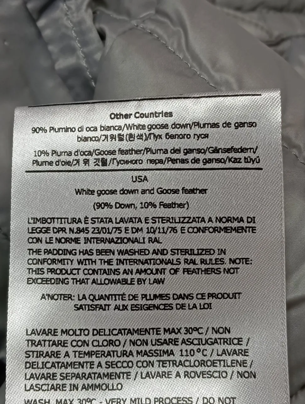 Daunenweste Größe 40