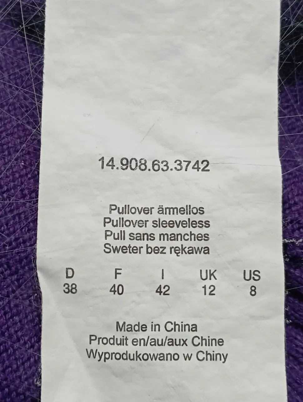 Feinstrickpullunder Größe 38