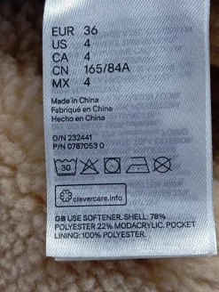 Felljacke Größe 36