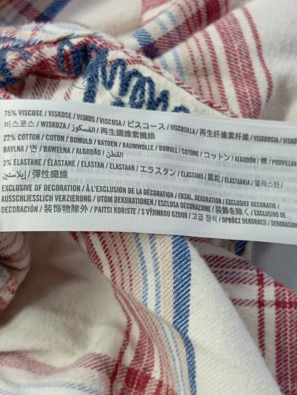 Flanellhemd Größe 36