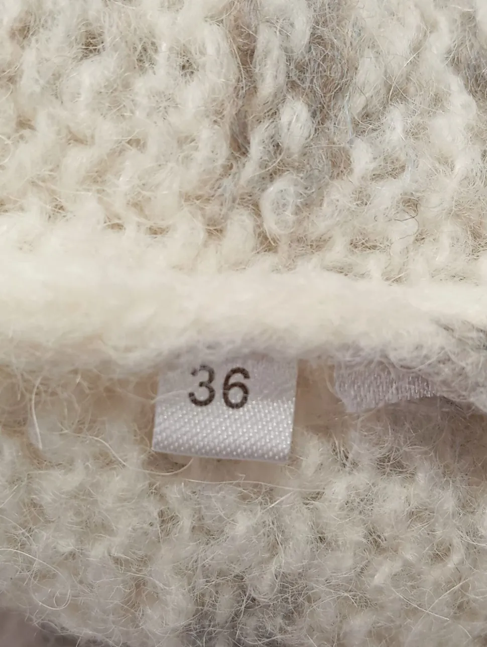 Grobstrickpullover Größe 36