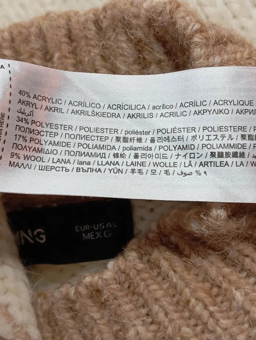 Grobstrickpullover Größe 40