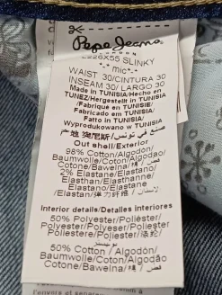 Hüftjeans                            Größe                40