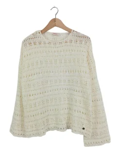 Häkelpullover                            Größe                42