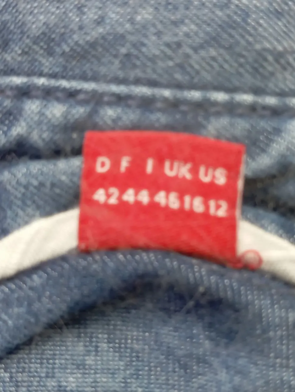 Jeansbluse Größe 42