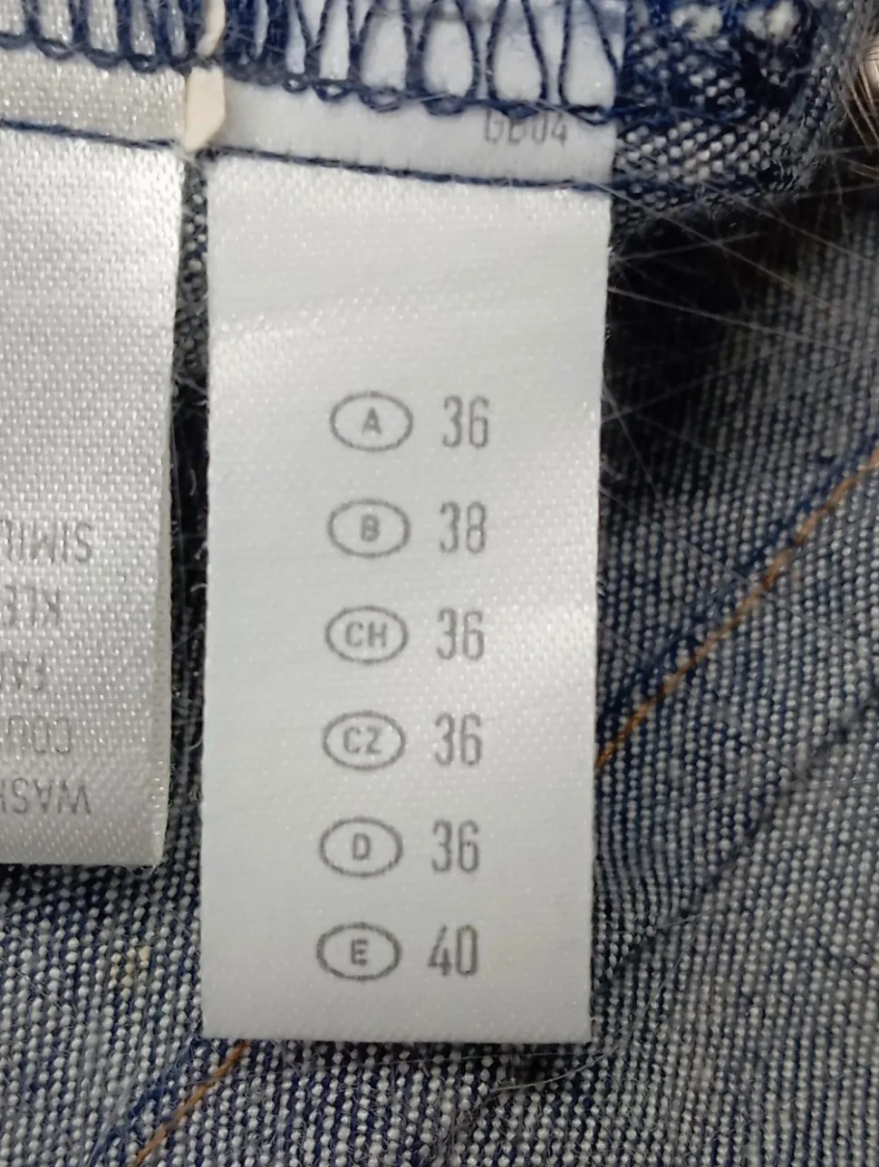 Jeanshemd Größe 36