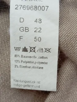 Jeansjacke Größe 48