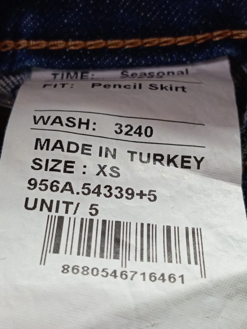 Jeansrock Größe 34