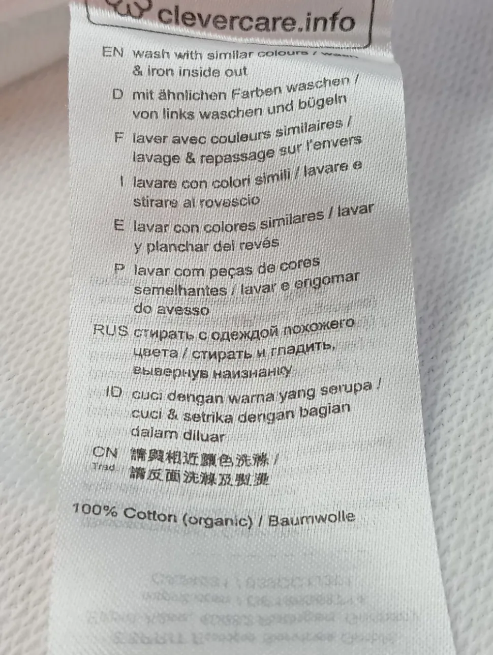 Kapuzenshirt Größe 34