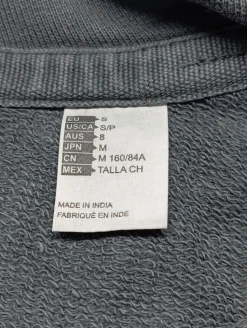 Kapuzensweatshirt                            Größe                36