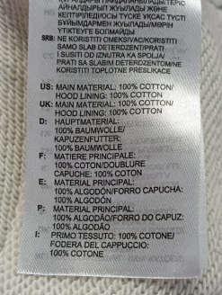 Kapuzensweatshirt                            Größe                30