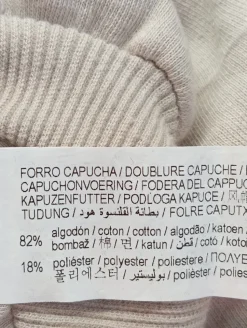 Kapuzensweatshirt                            Größe                36