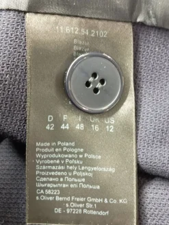 Klassischer Blazer                            Größe                42