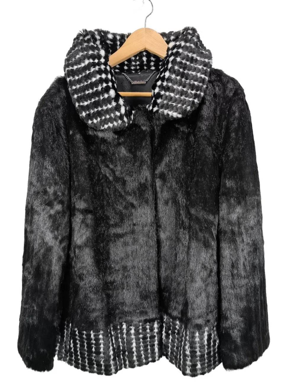 Kunstfelljacke Größe 48