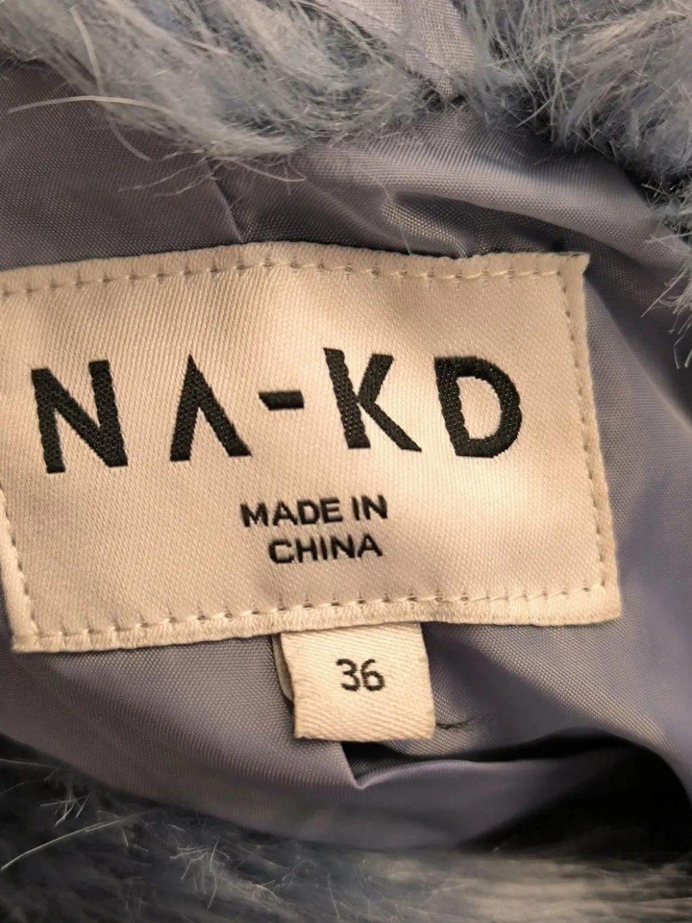 Kunstfellmantel Größe 36