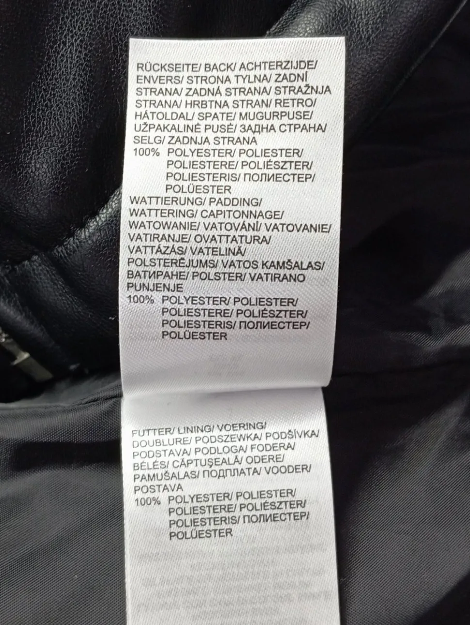 Kunstlederjacke Größe 42