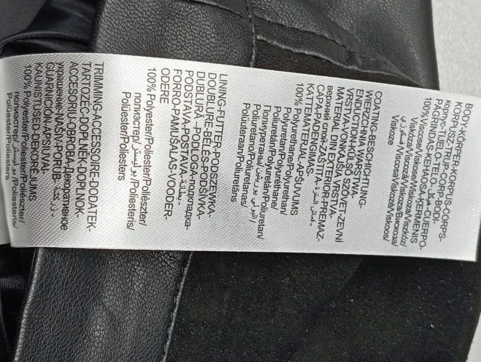 Kunstlederrock Größe 40