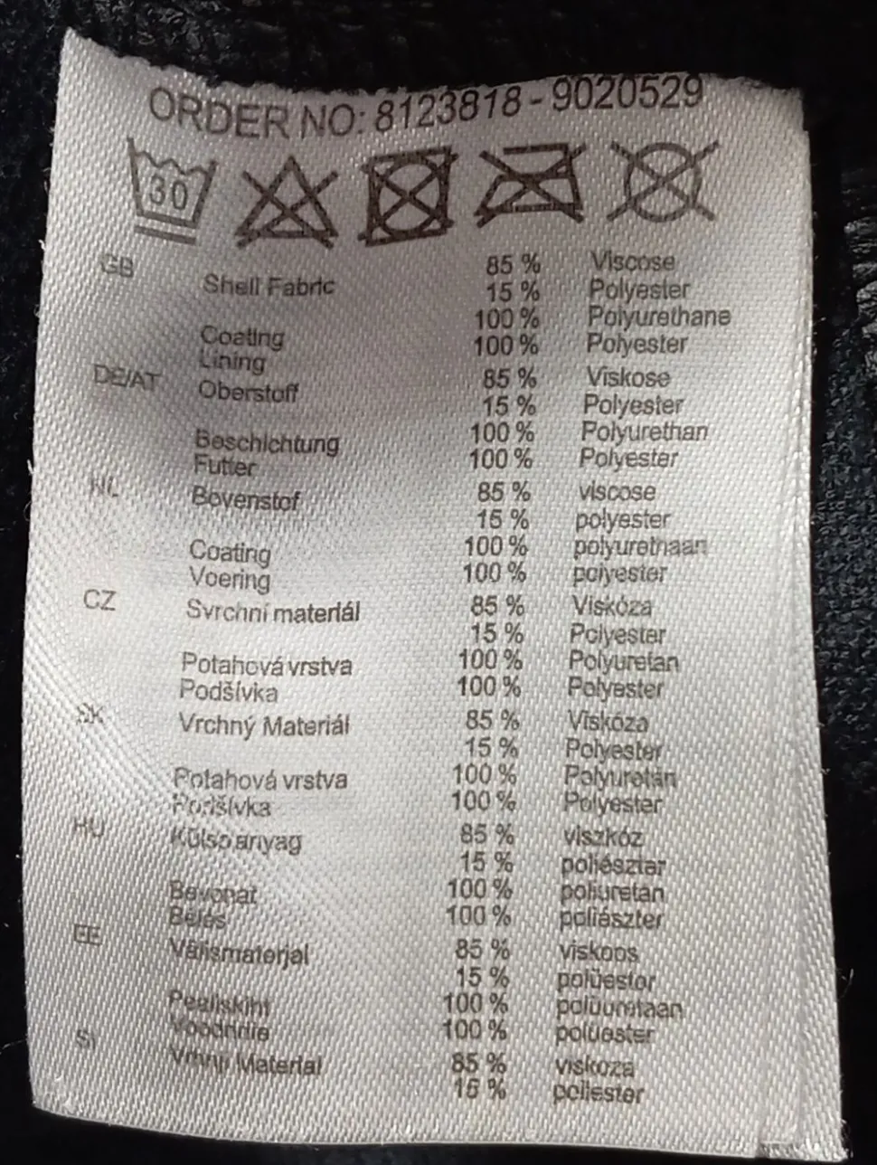 Kunstlederrock Größe 36