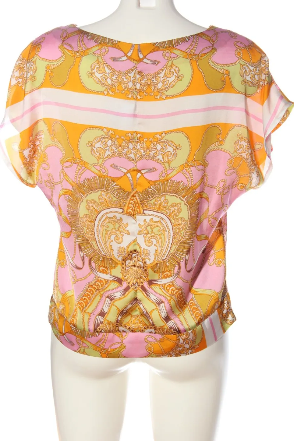 Kurzarm-Bluse Größe 34