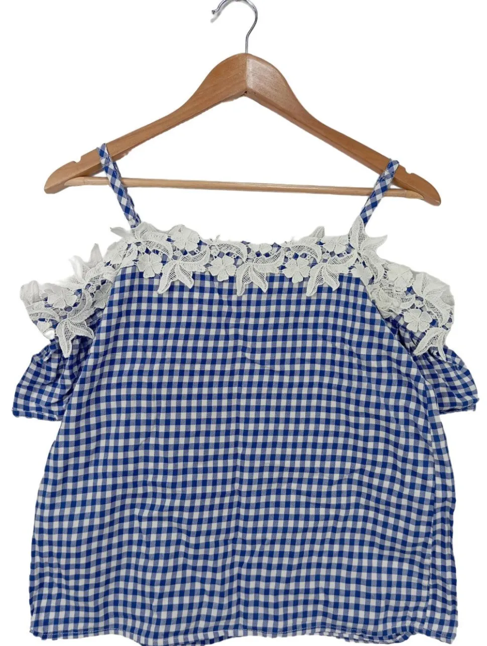 Kurzarm-Bluse Größe 38