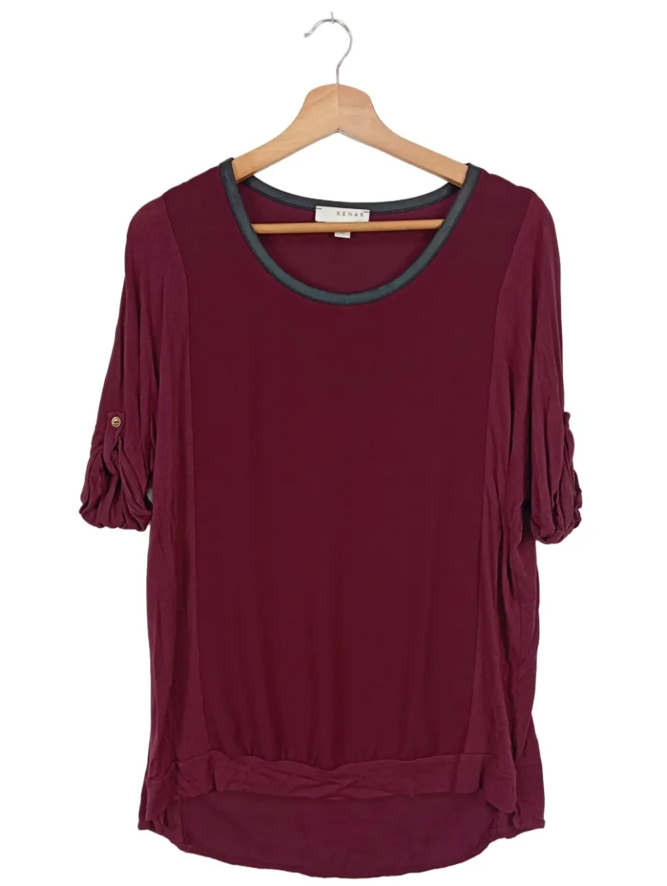 Kurzarm-Bluse Größe 38