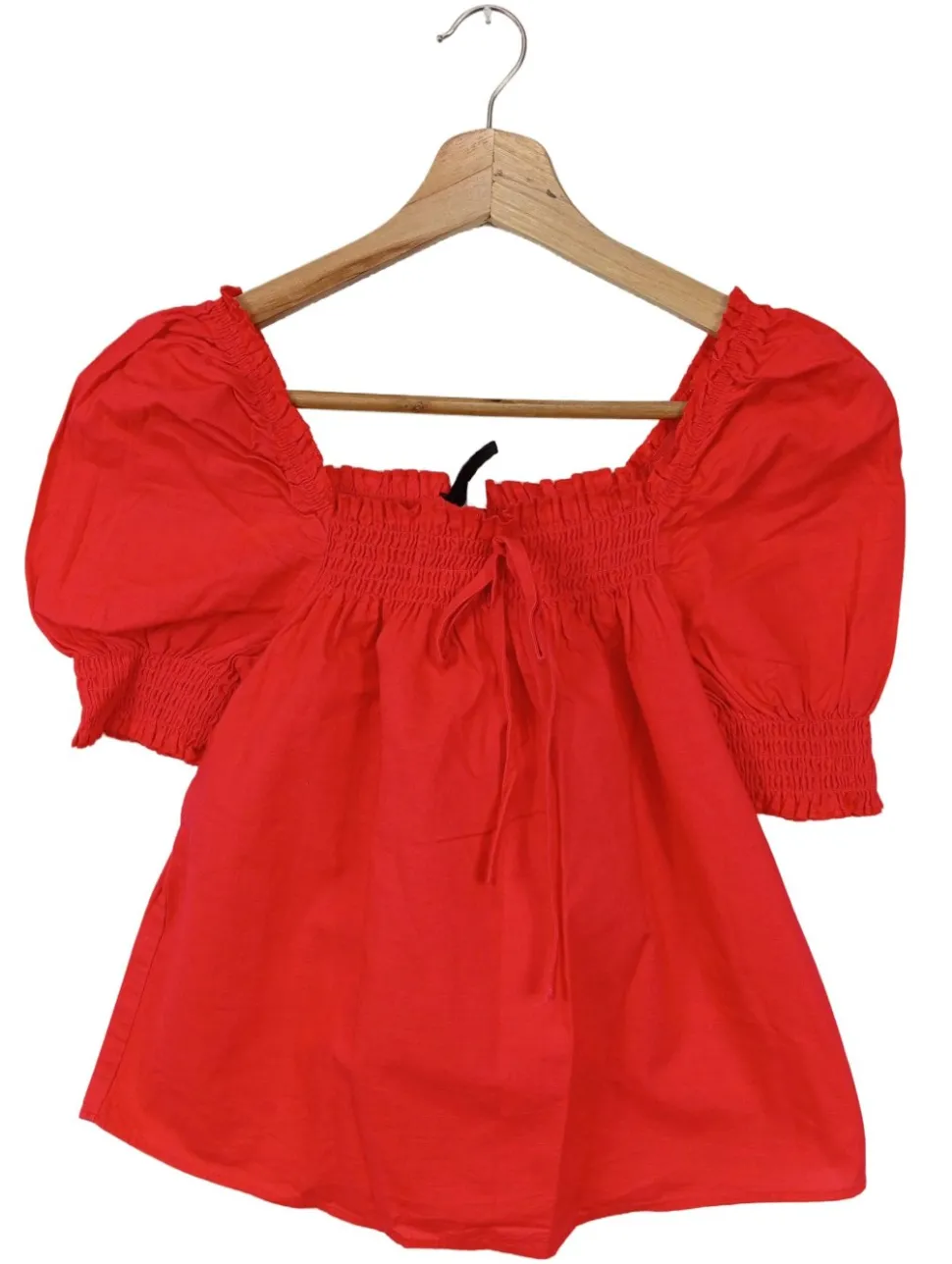 Kurzarm-Bluse Größe 34