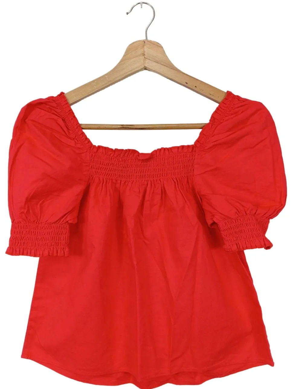 Kurzarm-Bluse Größe 34