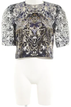 Kurzarm-Bluse                            Größe                36