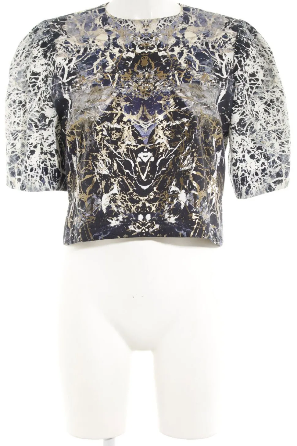 Kurzarm-Bluse Größe 36