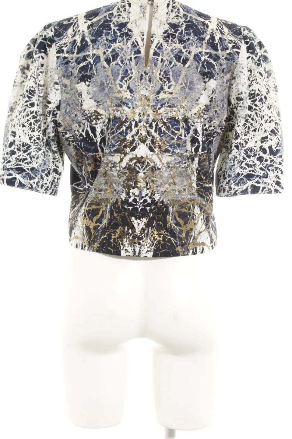 Kurzarm-Bluse Größe 36