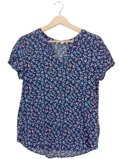 Kurzarm-Bluse                            Größe                38