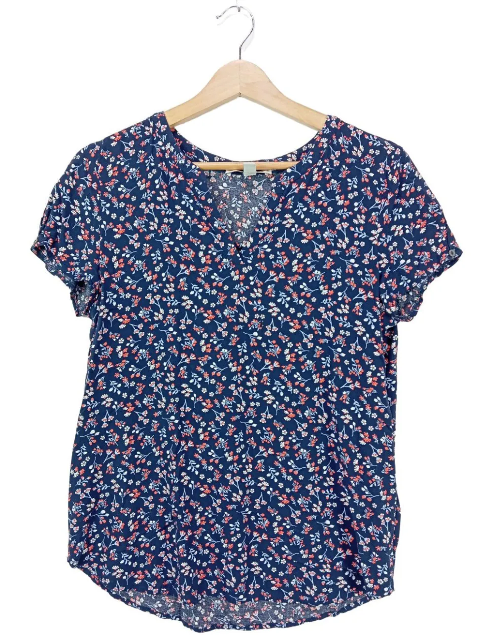 Kurzarm-Bluse Größe 38