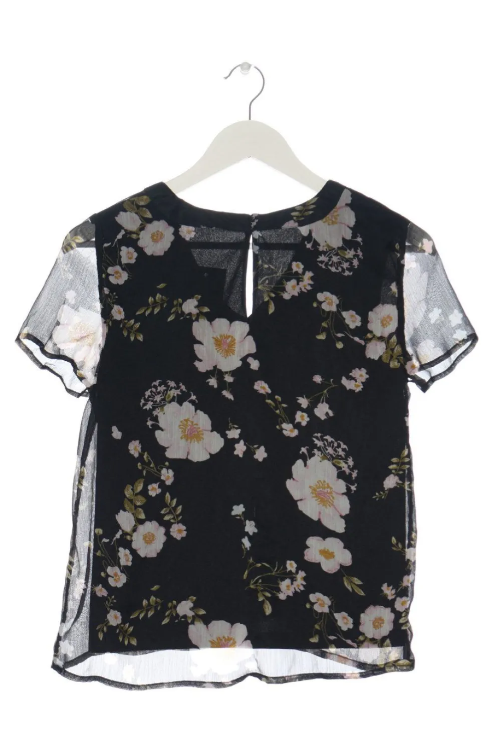 Kurzarm-Bluse Größe 34