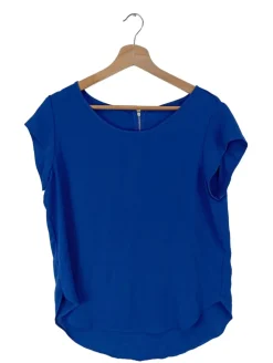 Kurzarm-Bluse                            Größe                38