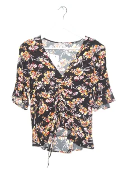 Kurzarm-Bluse                            Größe                40