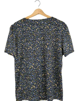 Kurzarm-Bluse                            Größe                48