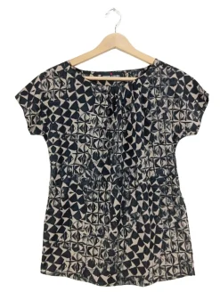 Kurzarm-Bluse                            Größe                32