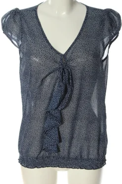 Kurzarm-Bluse                            Größe                36