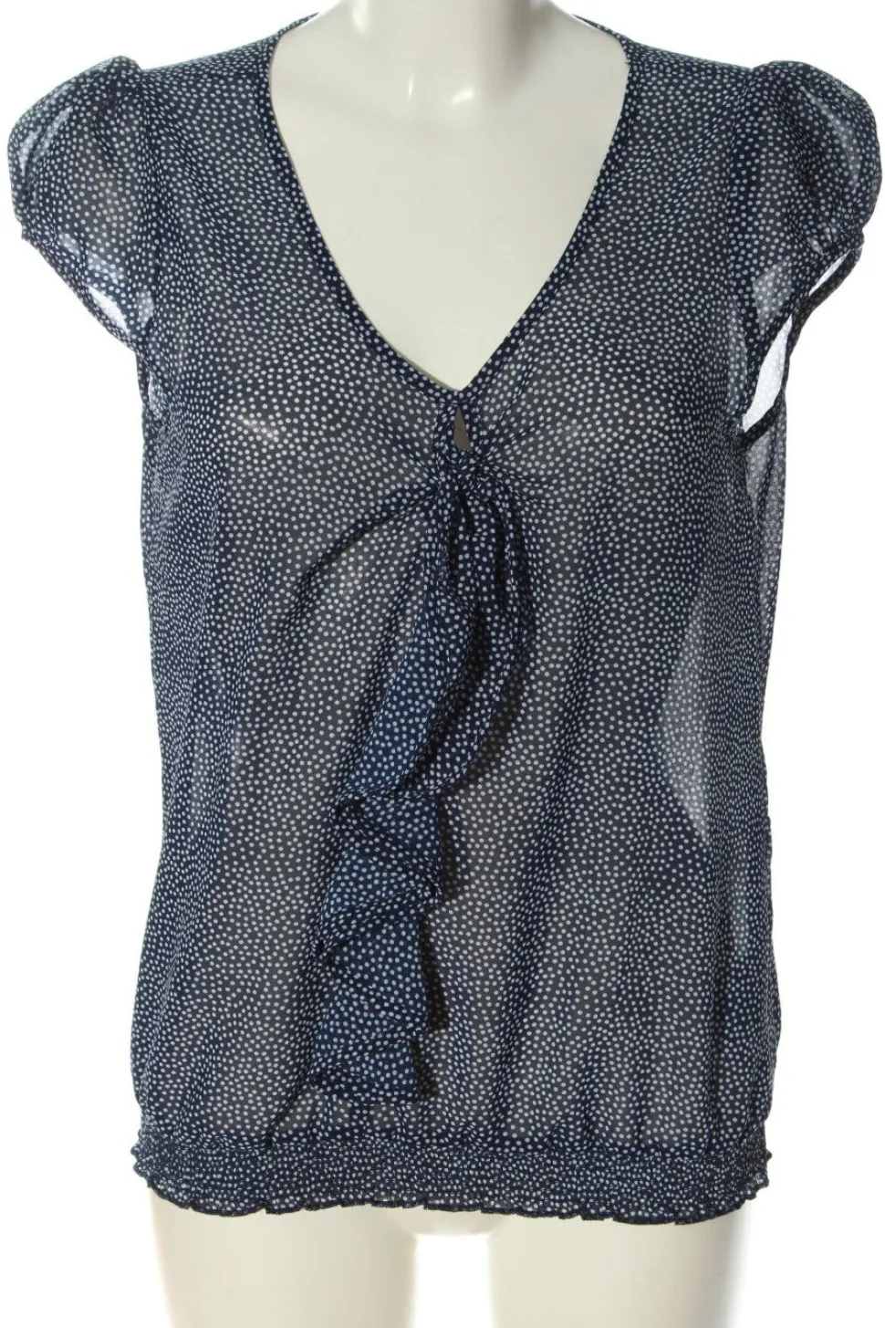 Kurzarm-Bluse Größe 36