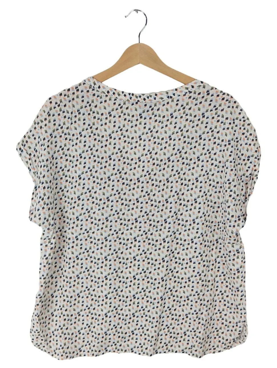 Kurzarm-Bluse Größe 40