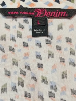 Kurzarm-Bluse Größe 40