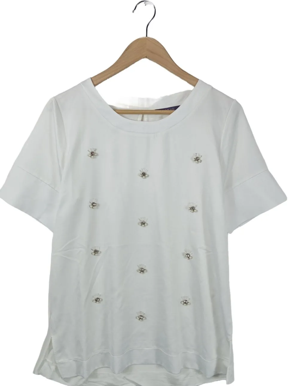 Kurzarm-Bluse Größe 36