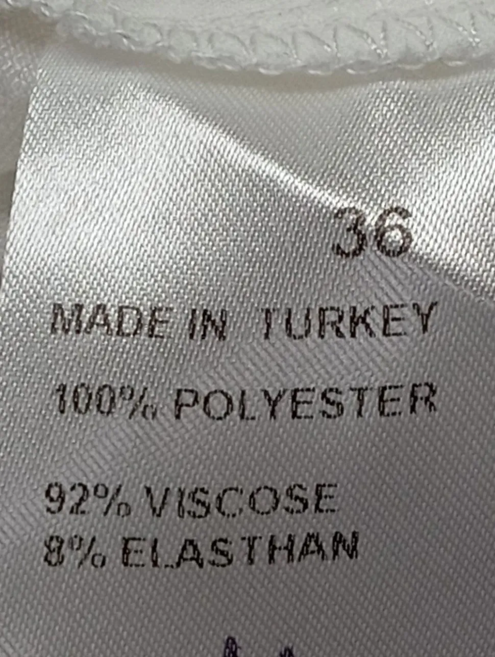 Kurzarm-Bluse Größe 36