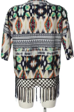 Kurzarm-Bluse                            Größe                34