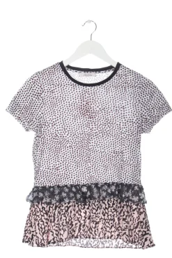 Kurzarm-Bluse                            Größe                34