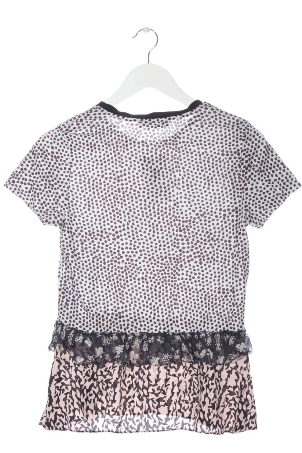 Kurzarm-Bluse Größe 34